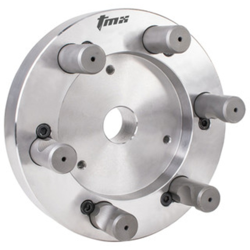 TMX Fully Machined Type D1 Steel Backplate for SET-TRU Chucks, 8in D1-6 – 3-875-086P
