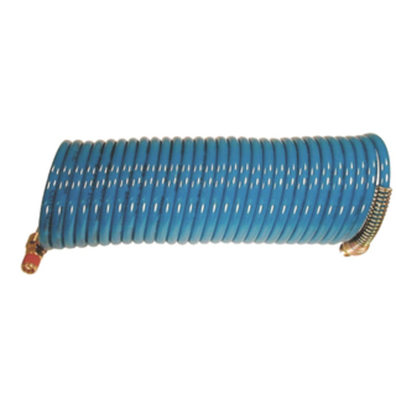 Coilhose Pneumatics Self-Storing Heavy Duty Air Hose, 1/4 Hose ID, 50 ft. Hose Length – S14-50A