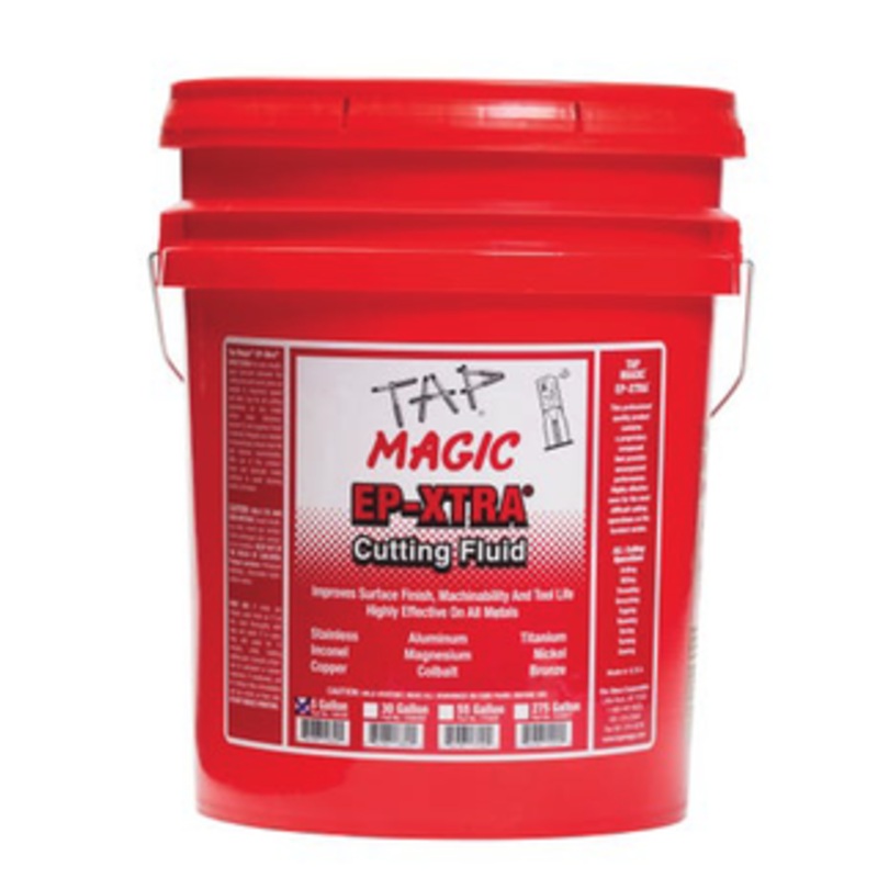 Tap Magic EP-Xtra Ozone Friendly Cutting Fluid, 5 Gallon Pail –  Liquid  – 10640E
