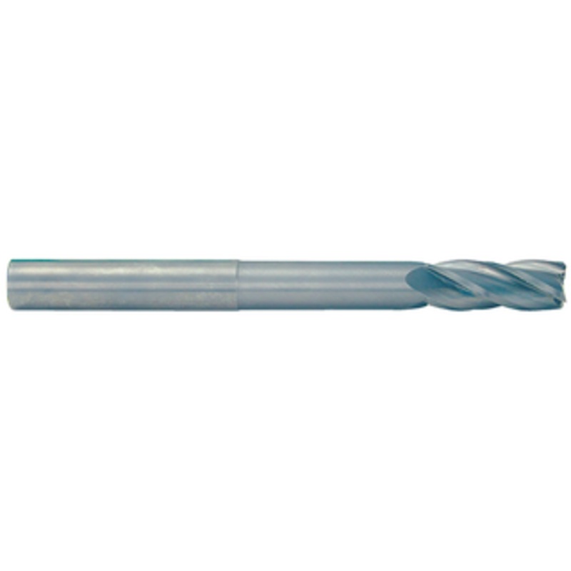 Rushmore USA 4 Flute Long Reach Undercut Shank Solid Carbide Single End Mill, 5/16 Size & Shank Diameter, 1 Length of Cut, 1-5/16 Neck Length, 4 Overall Length