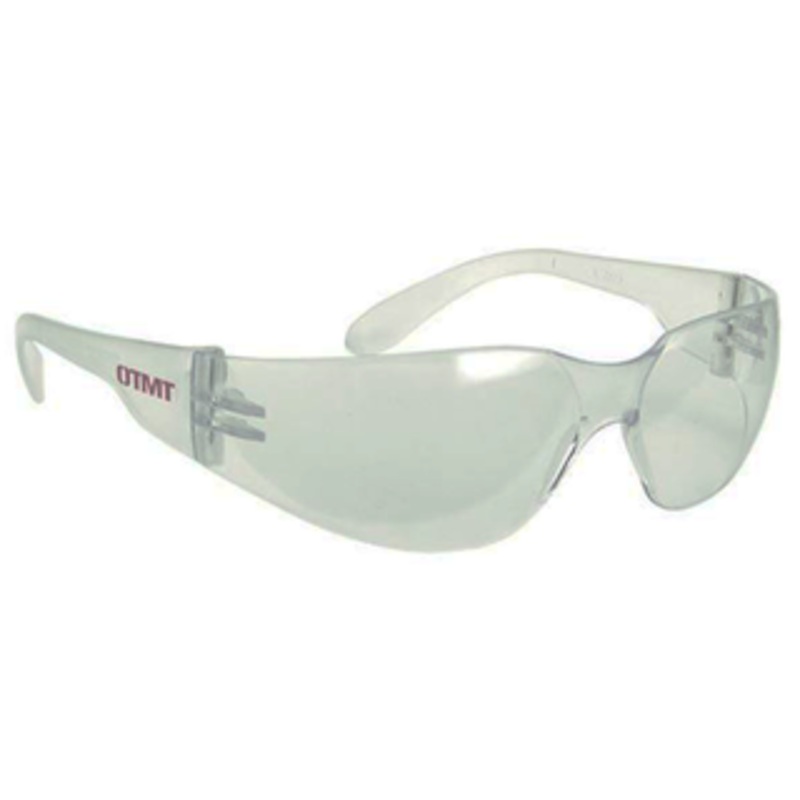 OTMT Safety Glasses, Impact Protection Contoured Lens w/ Flexible Temples Anti-Fog GO220