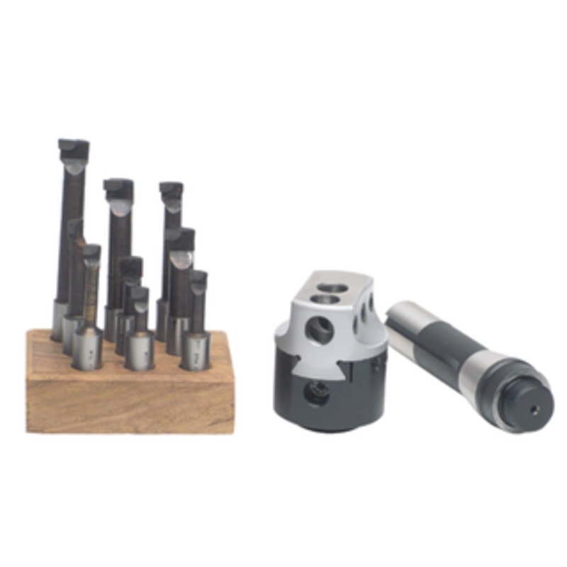 Precise 3/4 Straight Shank 7/8-20 Thread 2 Boring Head Combo Set w/Boring Bars – BHS-202-3/4