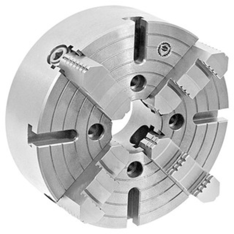 Bison Independent Lathe Chuck 7-850-1200, 4-Jaw, 12 Size, 3.15 Spindle