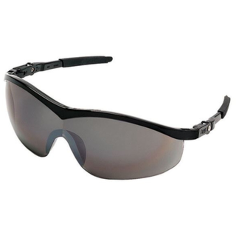 Crews Storm Black Frame, Gray Lens Safety Glasses ST112