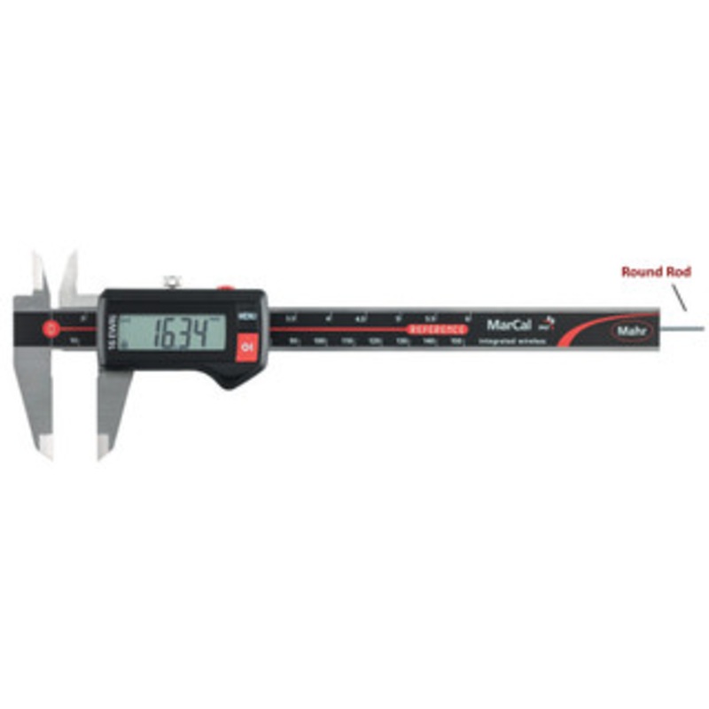 MAHR Digital Caliper MarCal 16 EWRi, 6/150mm, Round Depth Rod – 4103400