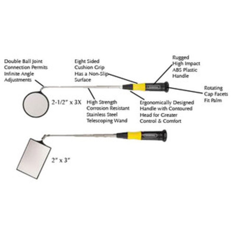 General Telescoping Inspection Mirrors & Magnifier