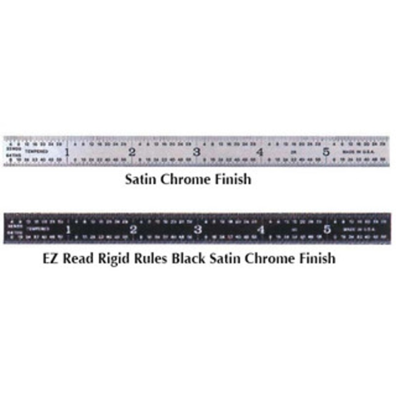 PEC Flexible Steel Chrome Rules