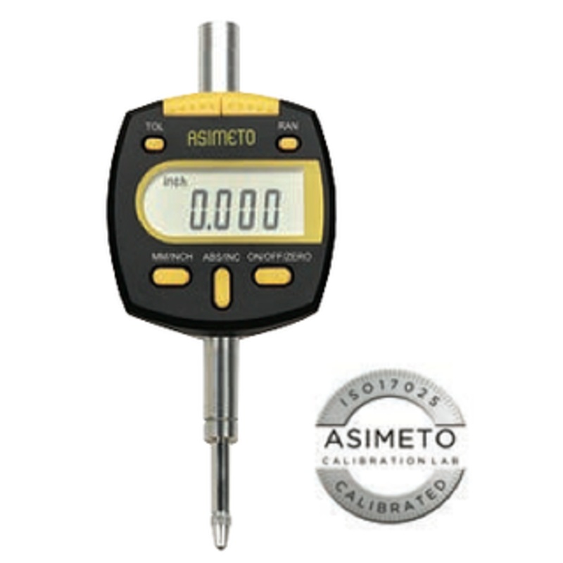 Asimeto Digital Indicator, 1/25mm Range, 0.0005/0.01mm Resolution, 0.0012/0.02mm Accuracy – 7405011