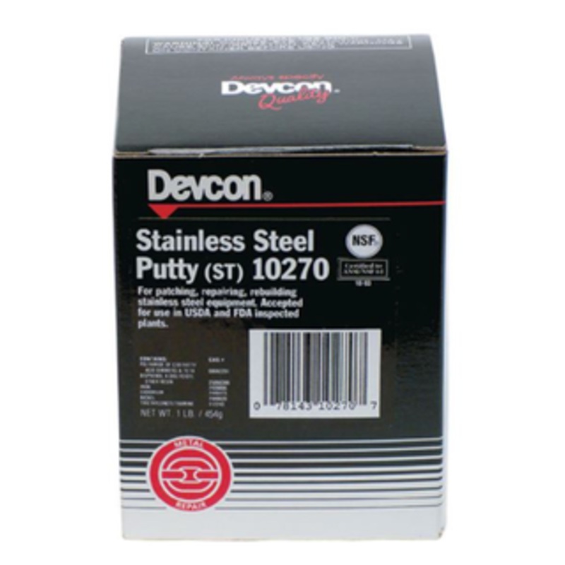 Devcon Stainless Steel Putty, 1 Pound Tub – 10270