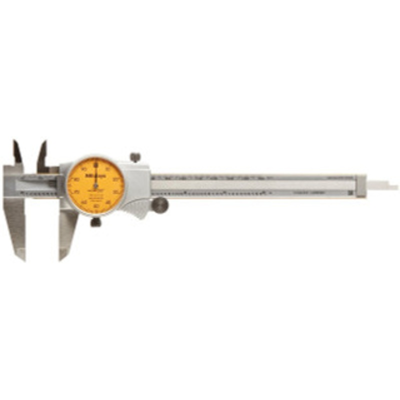 Mitutoyo Dial Caliper, 0-6 with Orange Dial Face – 11-811-7