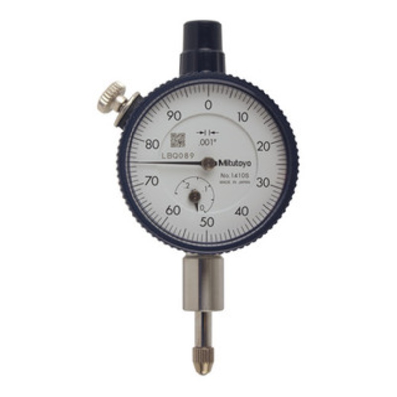 Mitutoyo A.D.G. Dial Indicator, Range: 0.125, Dial Diameter: 1-1/2 – 1506A