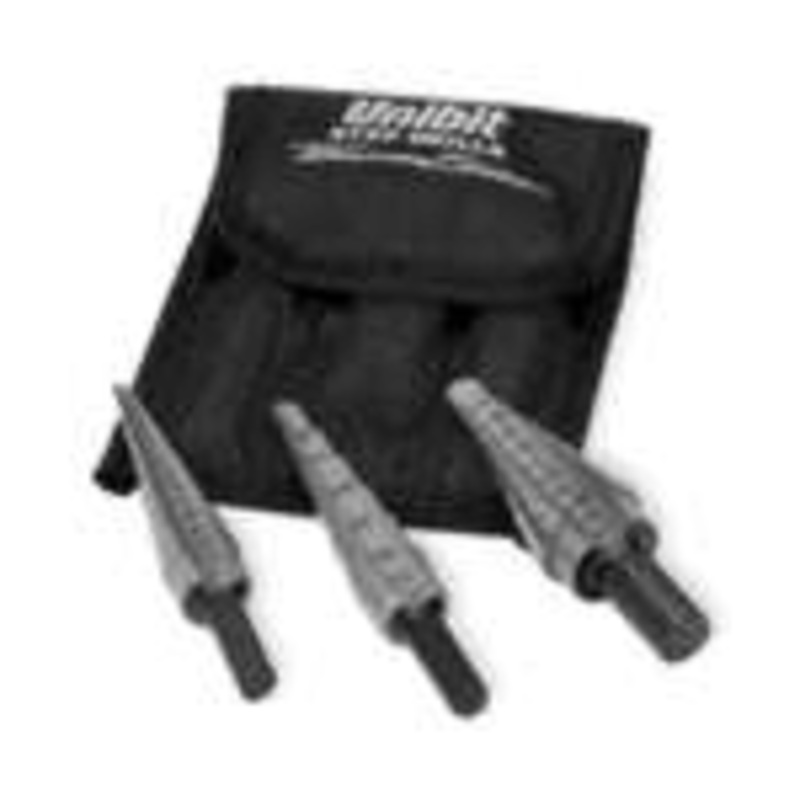 Vise-Grip Unibit 3 Pc. Titanium Nitride Coated Inibit Step Drill Set – VIS15502