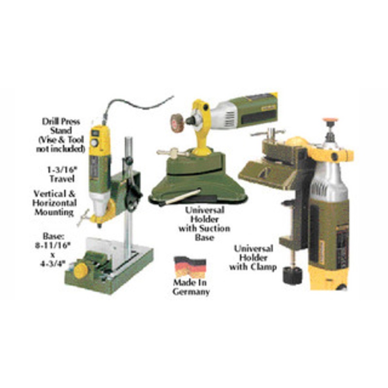 Proxxon Micromot Attachments for Drill Press & Holders