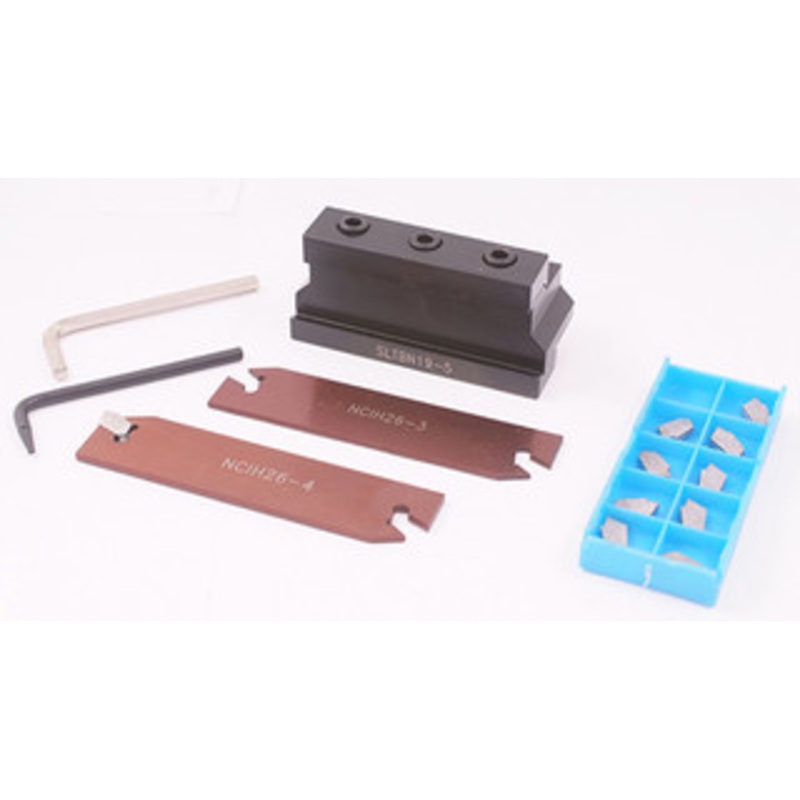 Precise Indexable Cut-Off Tool Set, 16 Pieces, 3/4 Shank – 3900-5361