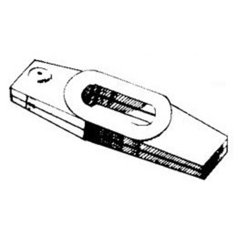 TE-CO Zip Drop Forged C-1030 Steel Clamp, Plain – 73903