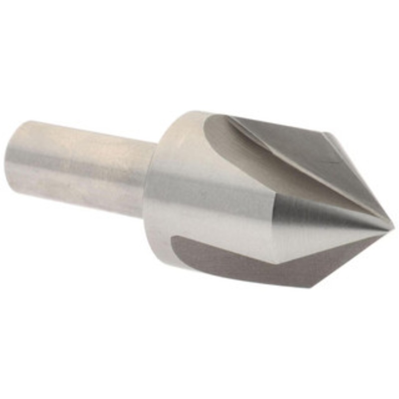 Value Collection HSS 3 Flute Countersink, 1 Head Diameter, 82 Angle, 1/2 Shank Diameter – 43-464-7