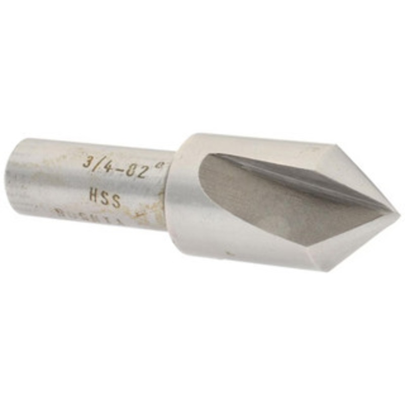 Value Collection HSS 3 Flute Countersink, 3/4 Head Diameter, 82 Angle, 1/2 Shank Diameter – 43-463-9