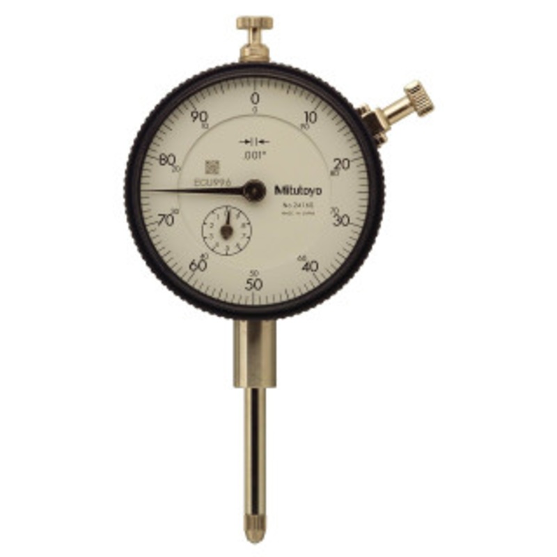 Mitutoyo A.D.G. Dial Indicator, Series 2 Standard Type, Range: 1, Dial Diameter: 2-1/4 – 2416S