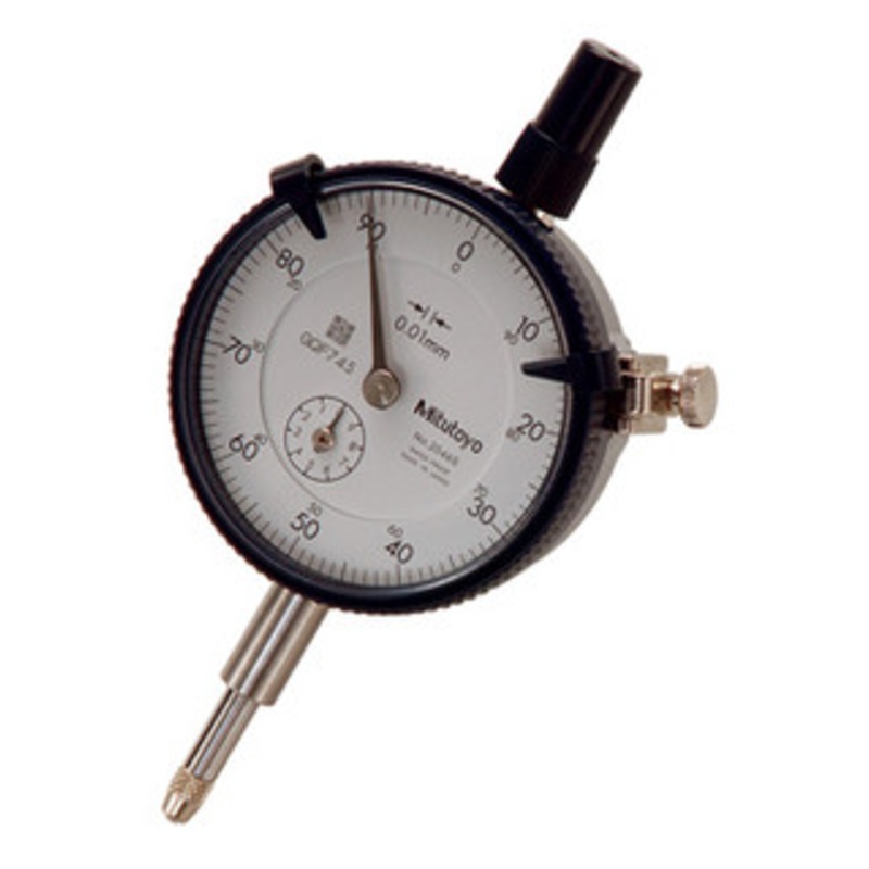 Mitutoyo A.D.G. Dial Indicator, Series 2 Metric Standard Type, Range: 1mm, Dial Diameter: 2-1/4 – 2109-10
