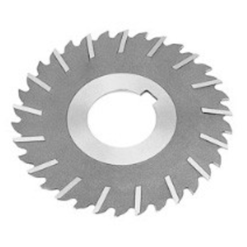 TMX Metal Slitting Saw, Plain Tooth with Side Chip Clearance, 5 dia., 3/16 face width, 1 hole size – 5-748-368