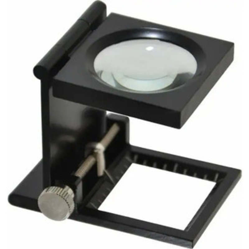 Value Collection Linen Tester Stand Magnifier A31-1, 6X Magnification, 1 Lens Diameter, Style B – 50-341-7