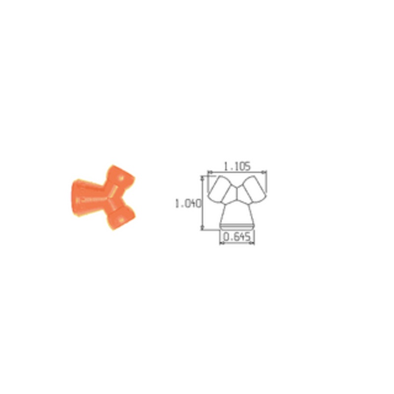 Loc-Line Y Fittings for 1/4 System, Pack of 2 – 41408-1