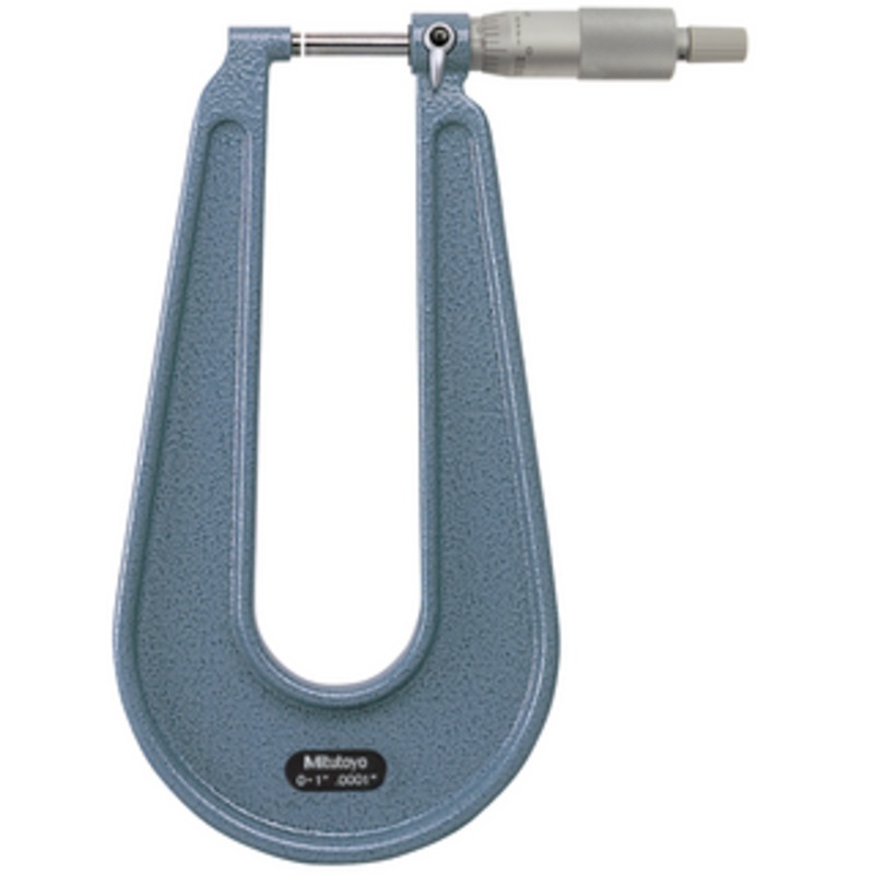 Mitutoyo Mechanical Sheet Metal Micrometer, 0-1in – 118-107