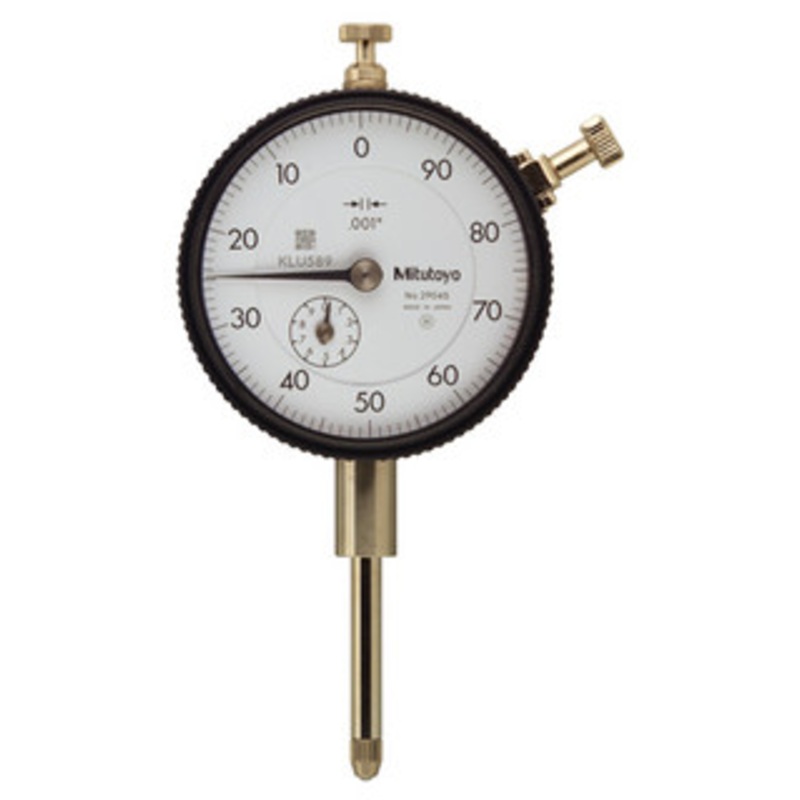Mitutoyo A.D.G. Dial Indicator, Series 2 Standard Type, Range: 0.5, Dial Diameter: 2-1/4 – 2414