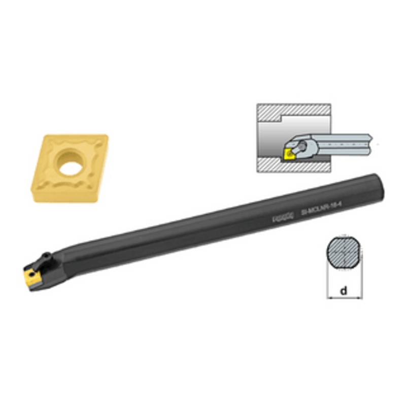 TMX Boring Bars, AI/SI-MCLN R/L for Negative 80 CNM Inserts