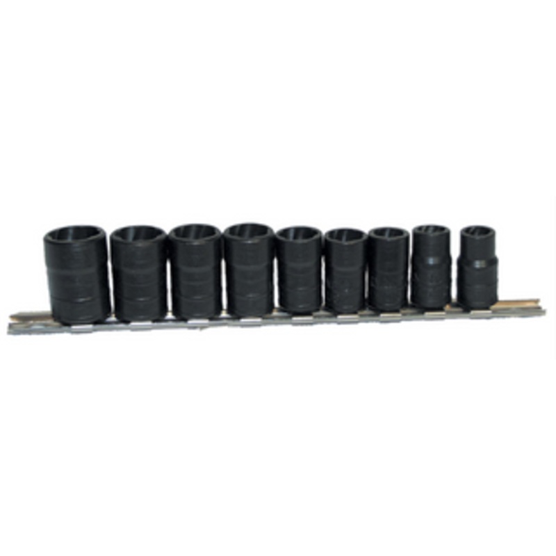 LTI 9 Piece 3/8 Drive Twist Socket Fastener Removal System – LT4500