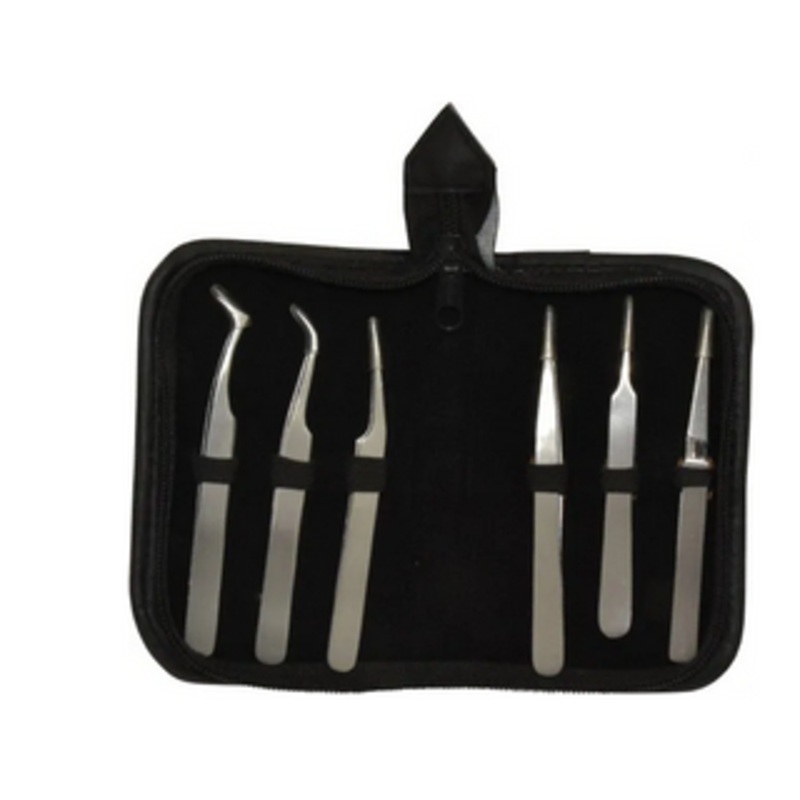 Value Collection 6 Piece Stainless Steel Tweezer Set  – 81-133-1
