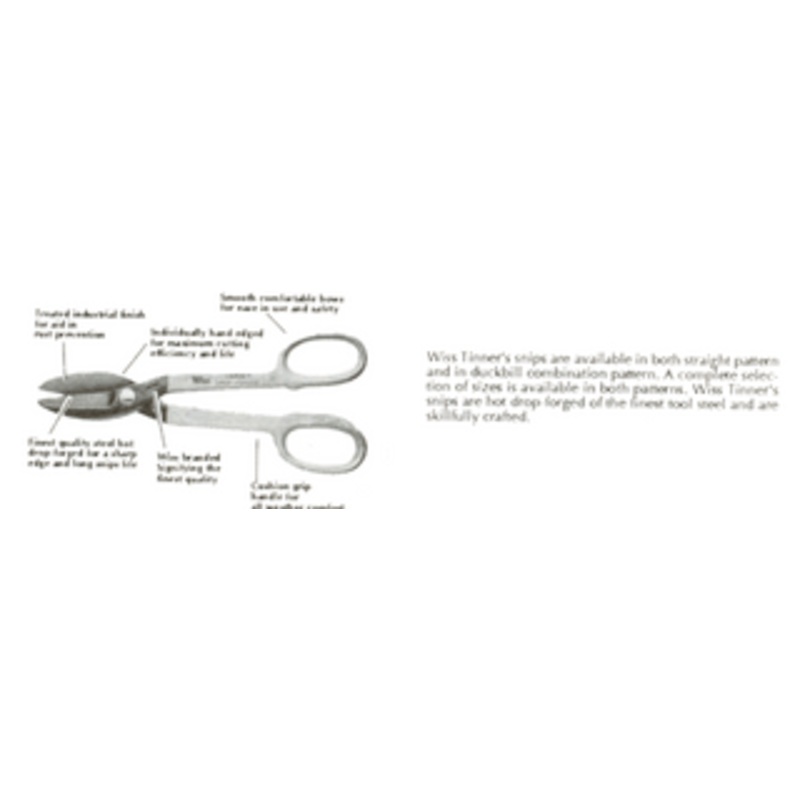 Wiss Solid Steel Tinner’s Snips