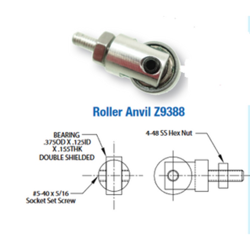 AGD Special Contact, 3/8 Roller Anvil – 9388