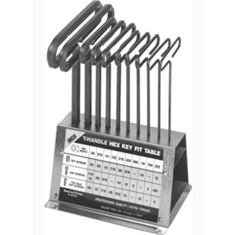 Eklind Long Reach T-Handle Hex Key Bench Sets