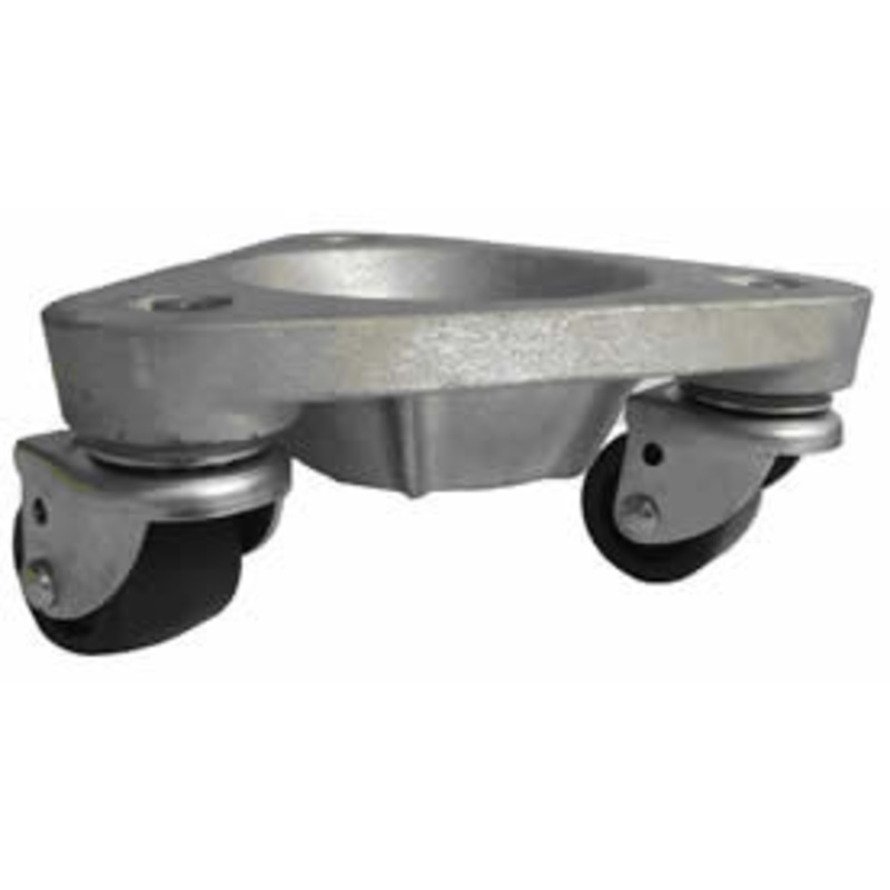 BOND Material Handling Aluminum Base Wide Wheel Cup Dolly – 2127AL