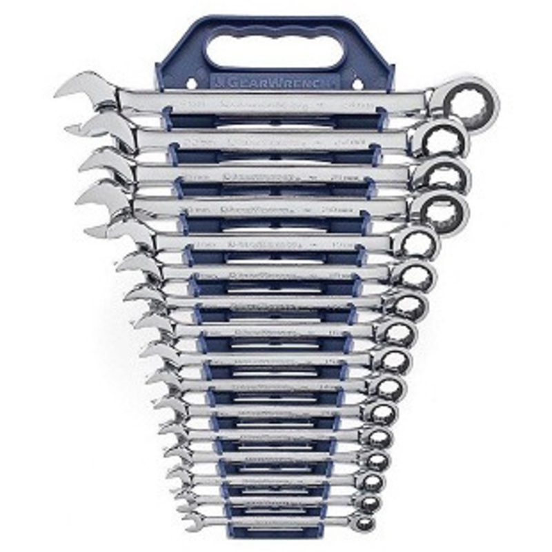 GEARWRENCH 16 Piece Metric Master Ratcheting Wrench Set – KD9416