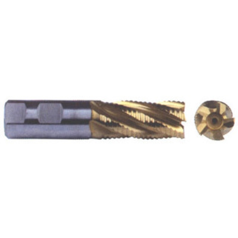 Premium Tilan Coated M-42-8% Cobalt Roughing End Mills