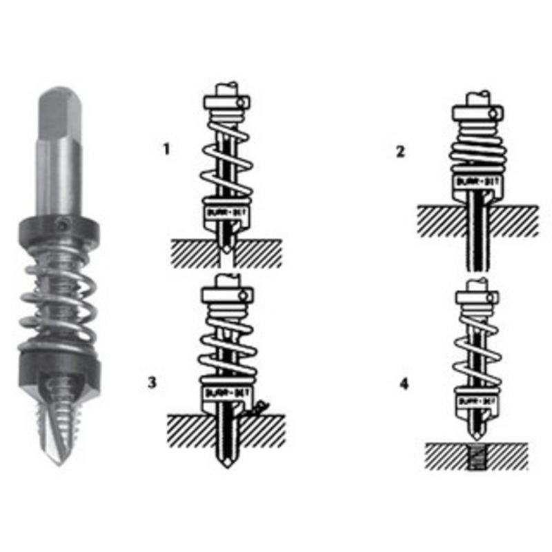 Burr-Bit Taps & Deburrs In One Operation
