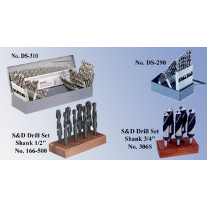 Precise High Speed Steel Drill Sets
