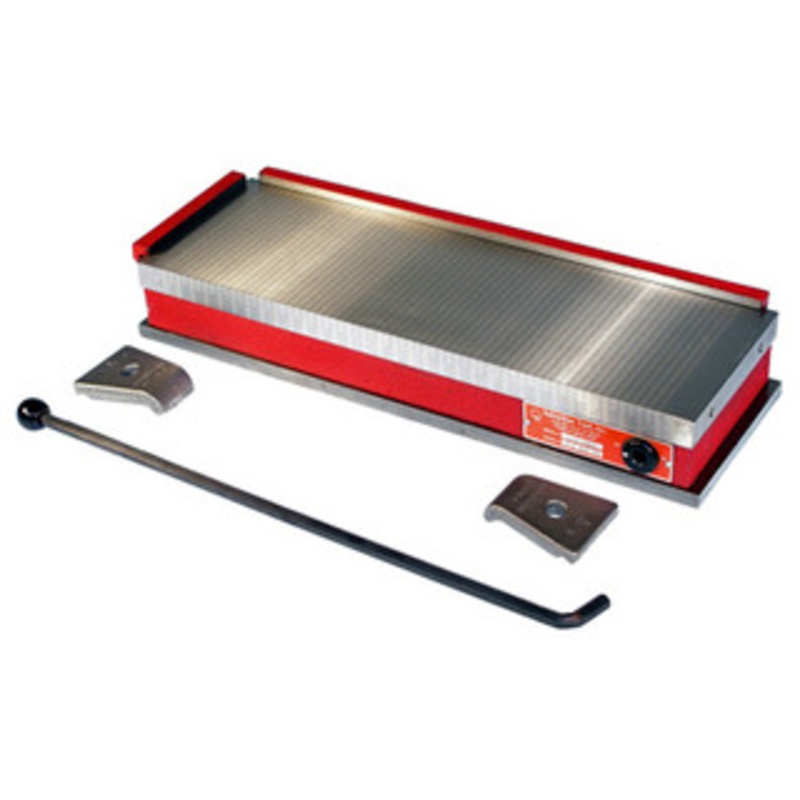 Suburban Tool Rectangular Permanent Magnetic Chuck MCB-618, Standard Pole, 18-1/2 x 6 x 2-5/8 – 77-528-8