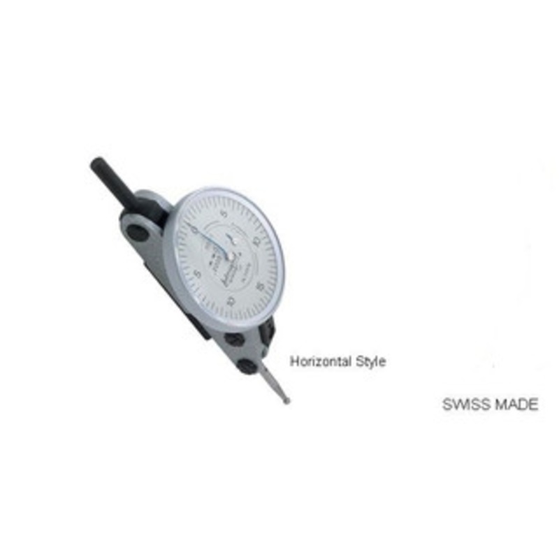 Interapid Swiss Test Horizontal Indicator .060 x .0005 with 1-1/2 Dial – 312B-15