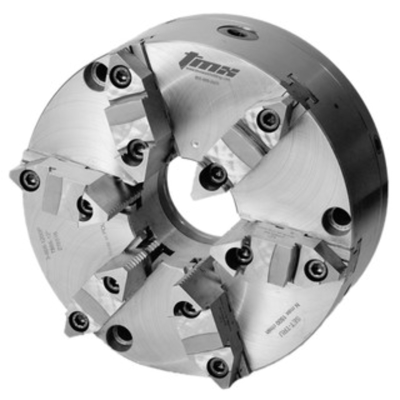 TMX 6-Jaw (2pc) SET-TRU Self-Centering Scroll Chuck with Fine Adjustment, 5in – 3-868-0500P