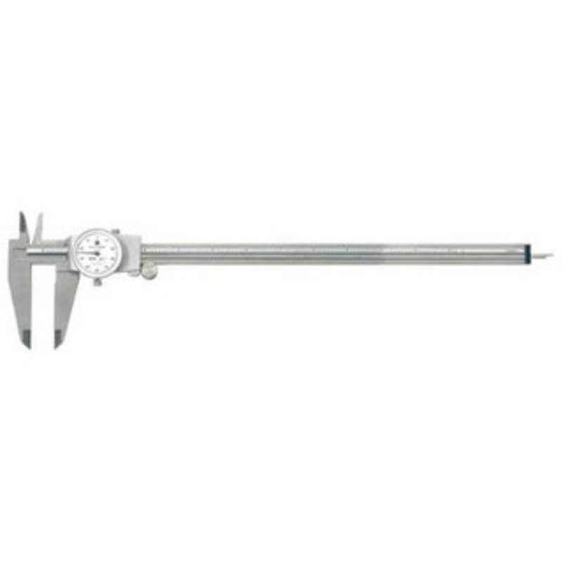 Brown & Sharpe 0-12 White Face Dial Caliper – 599-579-12-1