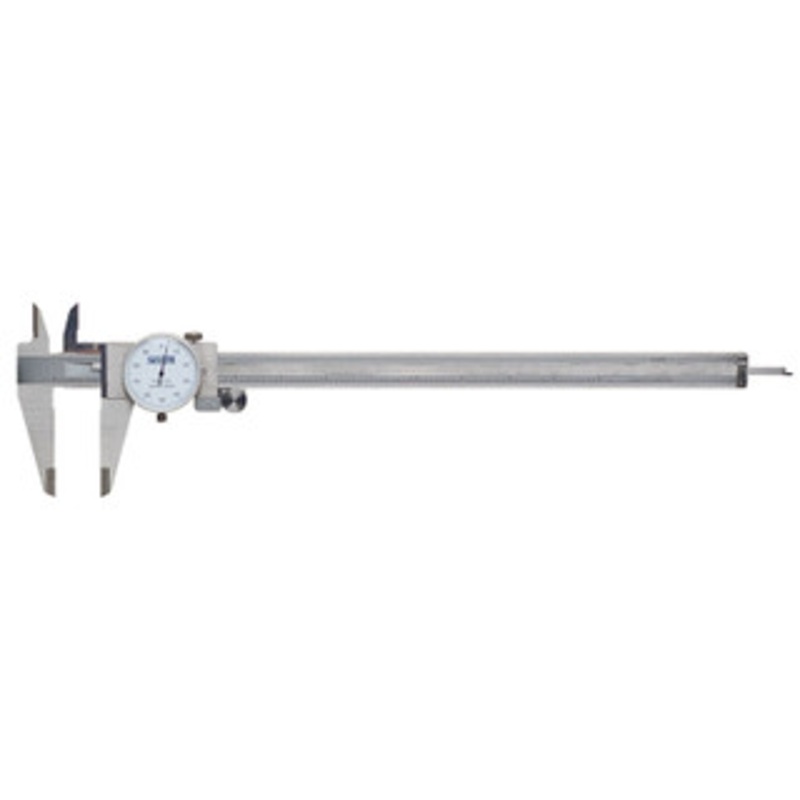 Fowler Economy Dial Caliper, 0-12 White Face – 52-008-012