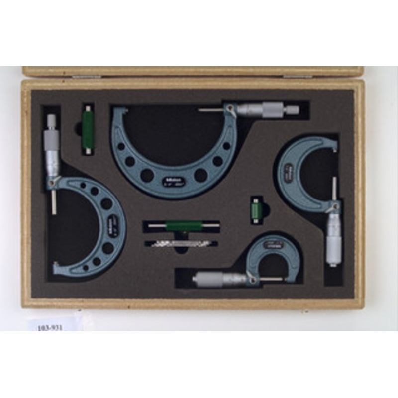 Mitutoyo Micrometer Set 0-4 – 103-931