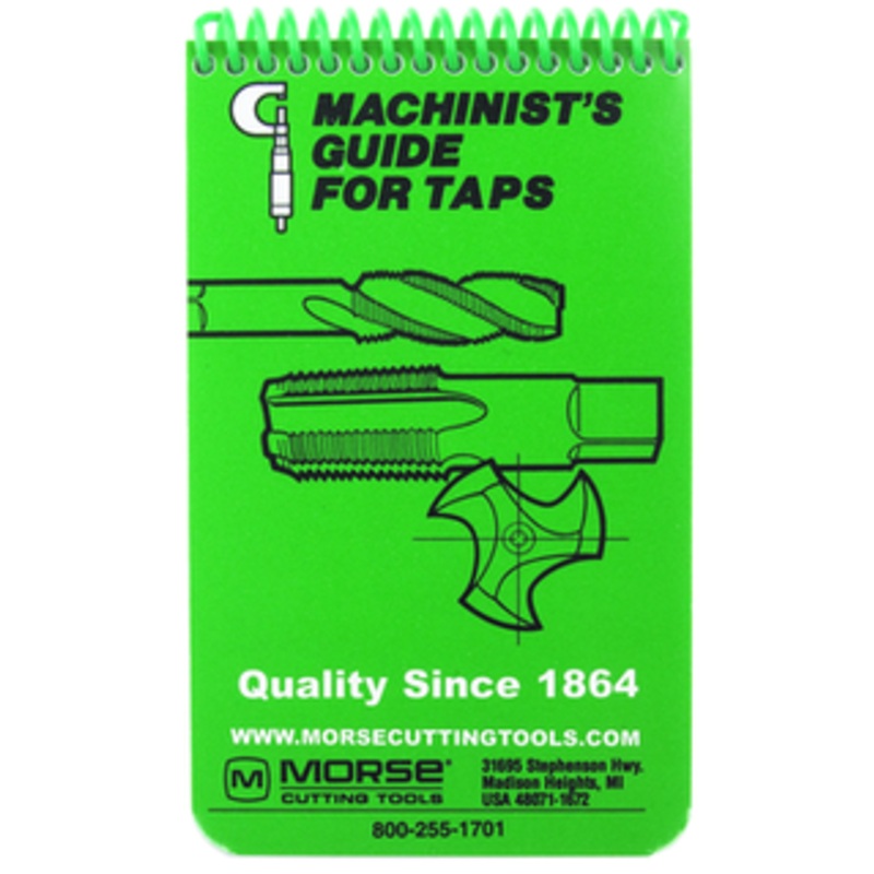 Morse Pocket Size Machinists Guide for Taps MT1720404  – 1002
