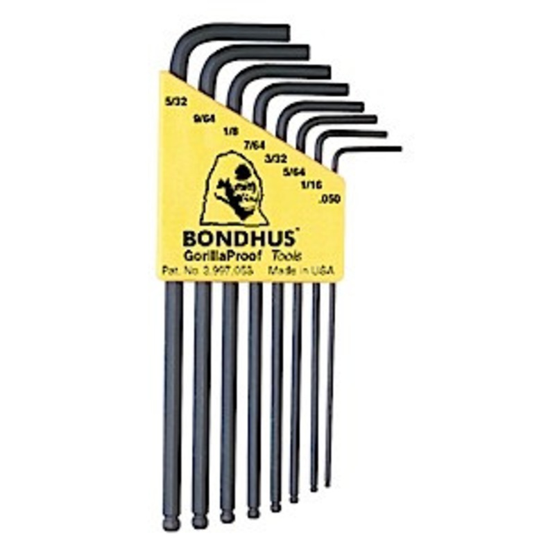 Bondhus Ball Driver Hex Driver Set – BLX-8