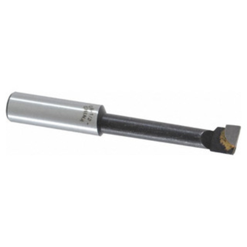 Carbide Tipped Boring Bar, Grade C-6, 1/2 Shank, 7/16 Bore Dia, 3-3/4 OAL – 43-769-9