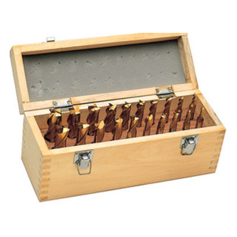 Precise Tin Coated End Mill Set (2 and 4 Flute – 20 Pieces) – 7600-20