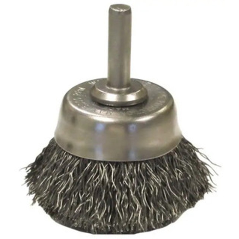 Anderson Wire Brush #06611, Crimped Wire, Hollow End, 1-3/4 Wheel Dia., 0.006 Wire Dia. – 96-358-7